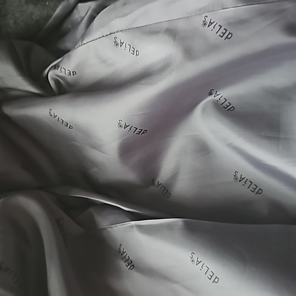 Delia's Charcoal Gray Trench Peacoat - Picture 10 of 11